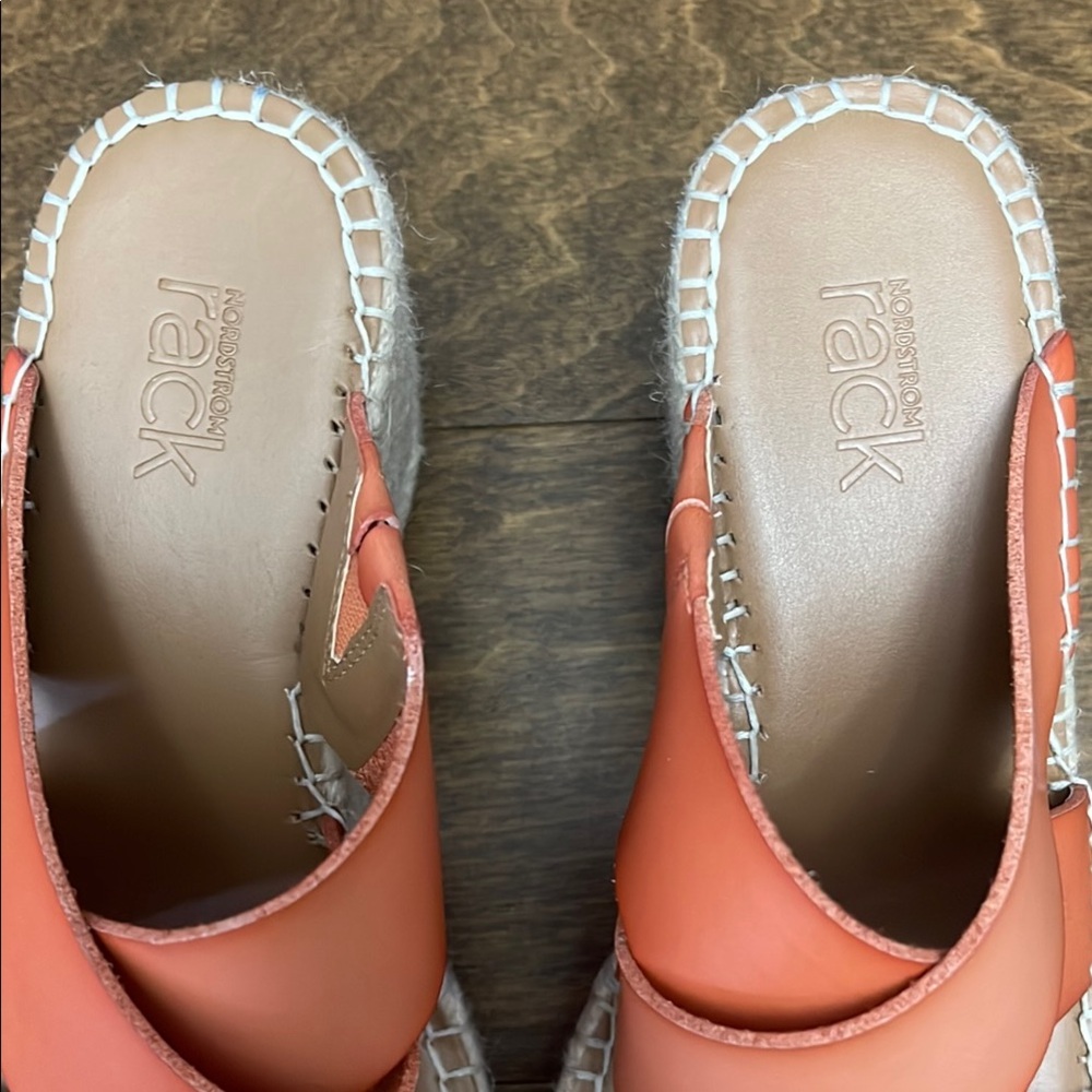 New, Nordstrom Rack Wedge Sandals - Picture 3 of 10